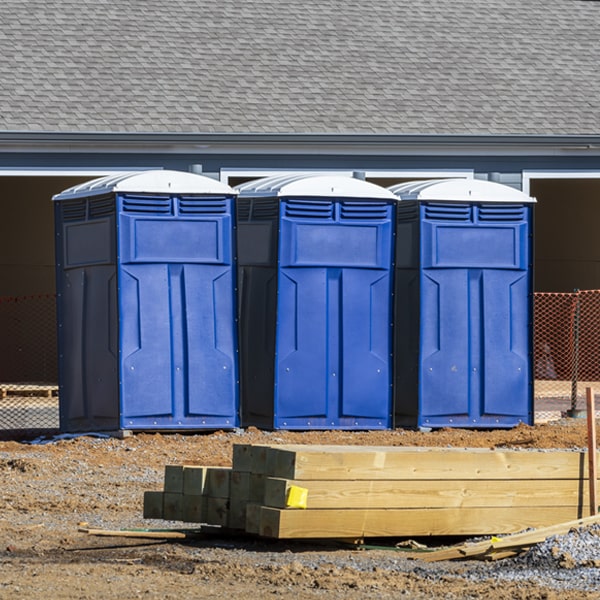 do you offer hand sanitizer dispensers inside the portable toilets in Bar Nunn